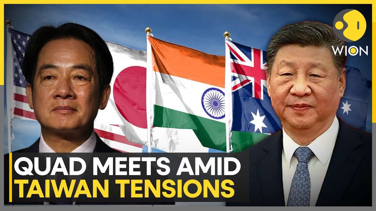 Quad Partners Meet in Beijing: Japan Warns China Drills Raise Taiwan Strait Tensions | WION