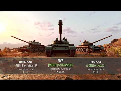World of Tanks Console - Cold War - T-44A Road to the 2nd Mark of Excellence