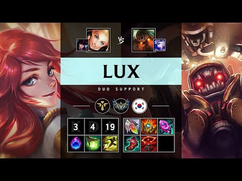 Lux Support vs Nautilus - KR Challenger Patch 25.20