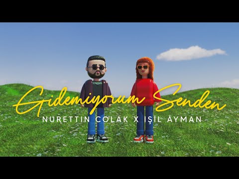 Nurettin Çolak X Işıl Ayman - gidemiyorum senden (Official Lyric Video)