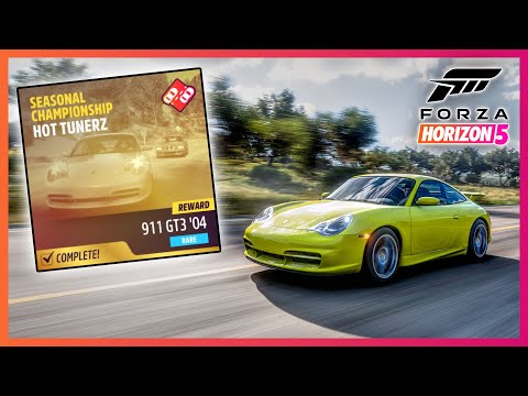 Forza Horizon 5 - Hot Tunerz Street Racing Championship (How to Unlock the 2004 Porsche 911 GT3)