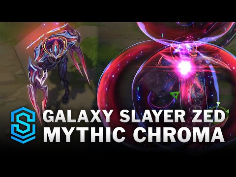 Mythic Galaxy Slayer Zed Chroma Comparison - PBE Preview | League of Legends | Mythic Chroma