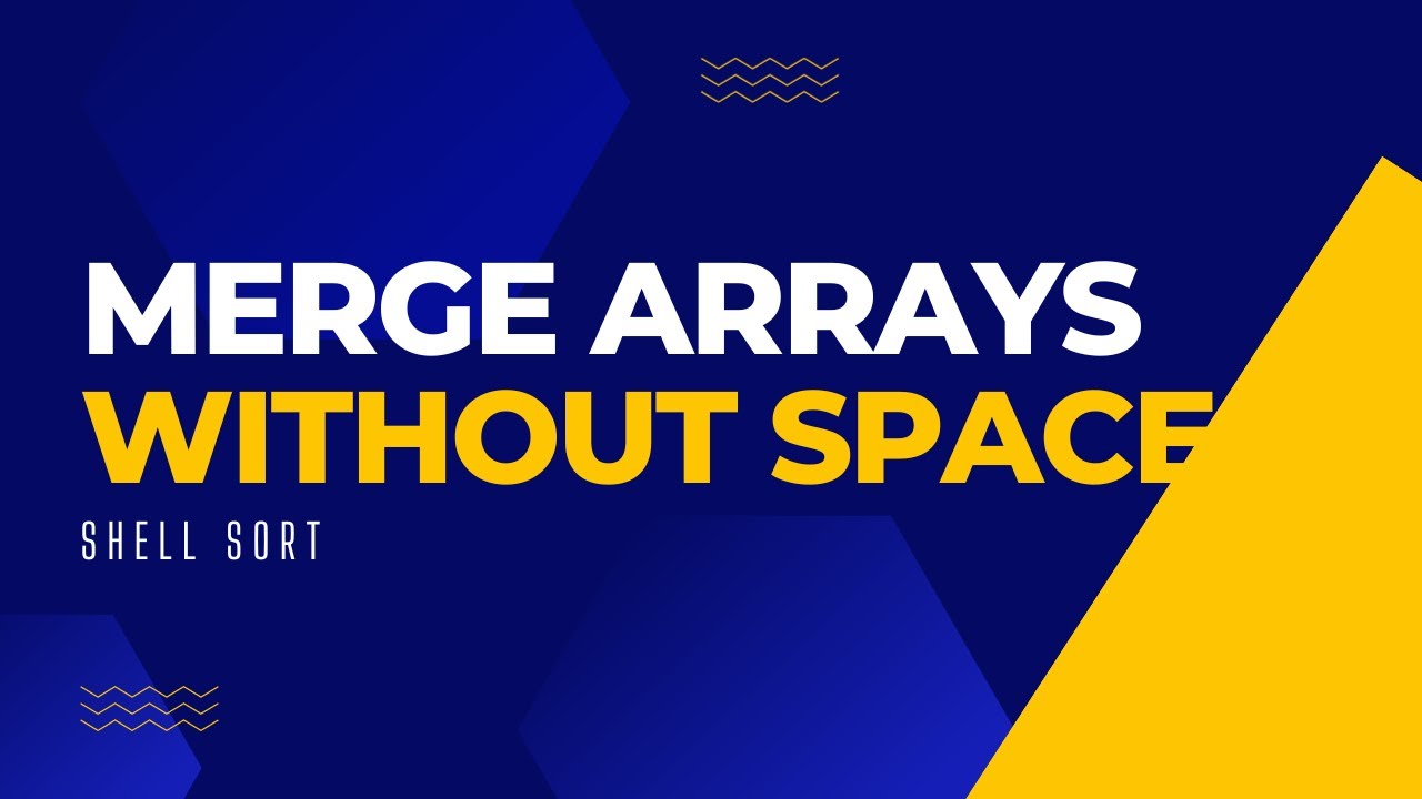 Merged two Sorted Arrays Without Extra Space | GFG | Javascript