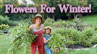 Cottage Garden Cleanup 🌸 Saving Summer Flowers For Winter