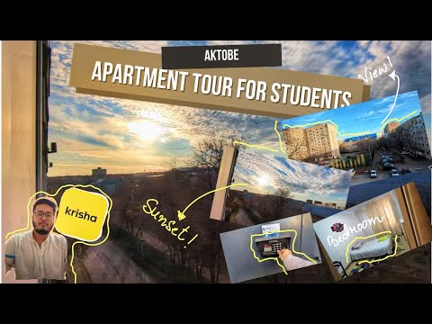 Apartment tour in Aktobe 🇰🇿 for Medical students| Abroad Student Life #vlog #apartmenttour #myvlog 