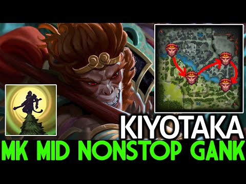 KIYOTAKA [Monkey King] Monster Unleashed Nonstop Gank 20 Kills Dota 2