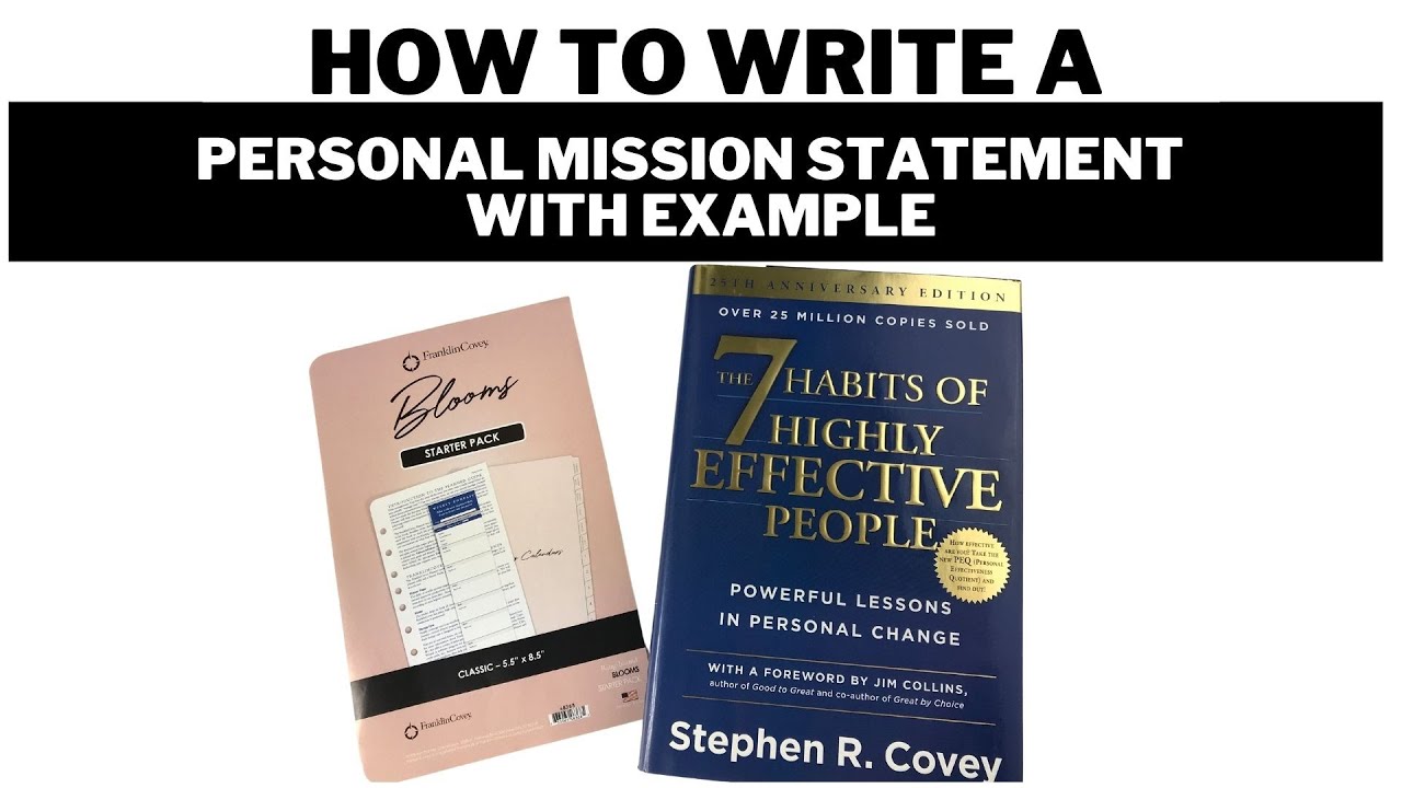 How to write a personal mission statement with example