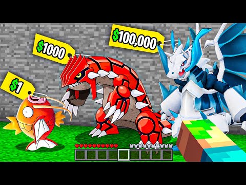 Minecraft, But I Can BUY Pokemon