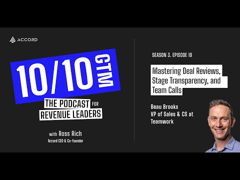 Mastering Deal Reviews, Stage Transparency, and Team ... - YouTube