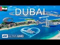 Dubai: 4K futuristic city, Palm Jumeirah, Atlantis, Burj Khalifa, coastline. Amazing tour of Dubai.