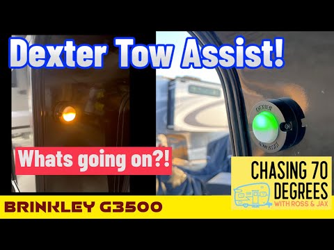 Dexter Tow Assist system on the G3500, crazy lights?
