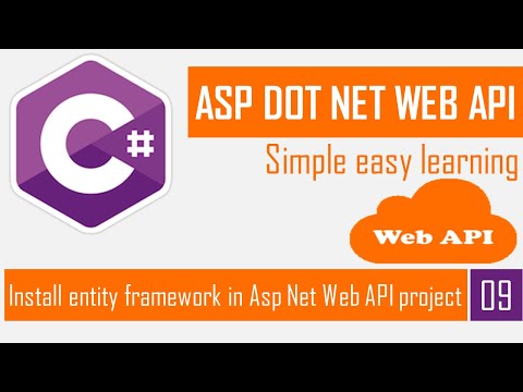Install entity framework in Asp Net Web API project | Rest API Bangla Tutorial