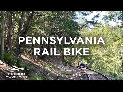 Pennsylvania Rail Bike in Hawley, PA