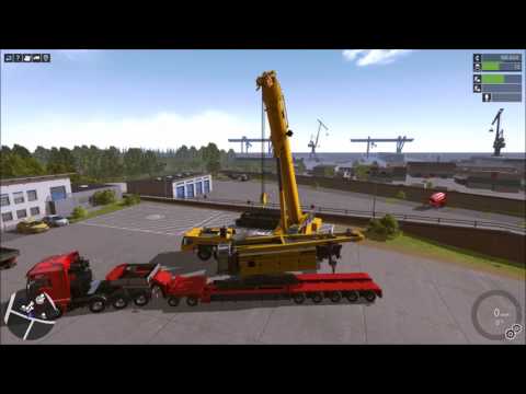 Michael vom Bau Teil 35 -- Der Raupenkran aka Die Brücke Teil 6 -- Bausimulator 2015 Gold Lets Play