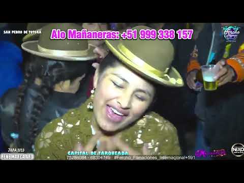 LAS ORIGINALES MAÑANERAS DEL AMOR DE LUCHITO GRADOS: COMO JUGANDO (EN VIVO ORURO 2023)