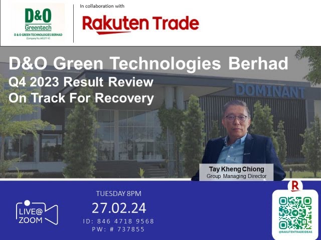 Zoom D&O Green Technologies Bhd 27 2 24
