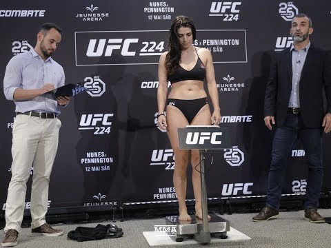 UFC 224 weigh-in results: Mackenzie Dern misses strawweight limit by seven pounds