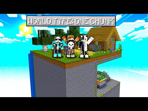 Dash Empire - 😨 We Got Trapped In one chunk in minecraft.....