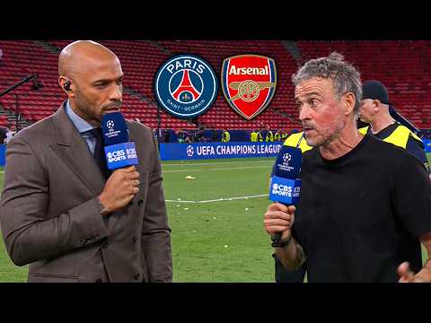 PSG vs Arsenal 1-1 Luis Enrique Reaction with Thierry Henry, Carragher & Micah Richards & Analysis