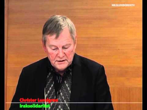 Christer Lundgren: USA:s krigsbrott och situationen i Irak