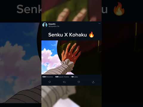 Senku first meet with kohaku 🤩 #drstone #senku #kohaku #anime