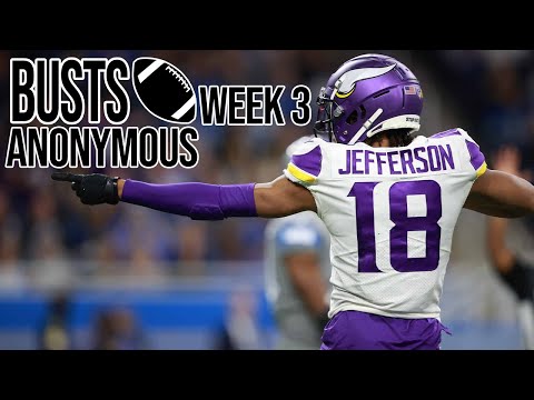 Busts Anonymous Week 3, 2022 - Fantasy Football Busts of the Week
