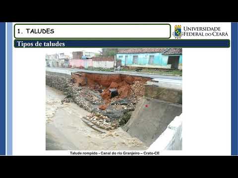 AULA 19 - ESTABILIDADE DE TALUDES