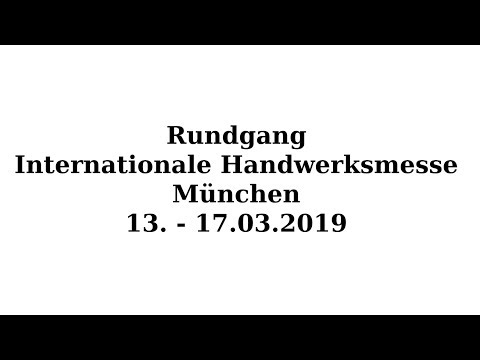 download lagu mp3 mp4 Internationale Handwerksmesse, download lagu Internationale Handwerksmesse gratis, unduh video klip Download Internationale Handwerksmesse Mp3 dan Mp4 Free All Gratis