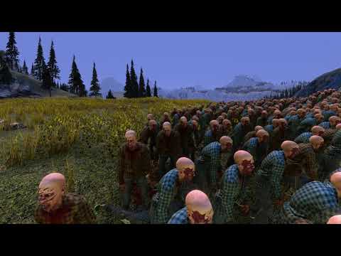 1 Chuck Norris VS 1000 Runner Zombie