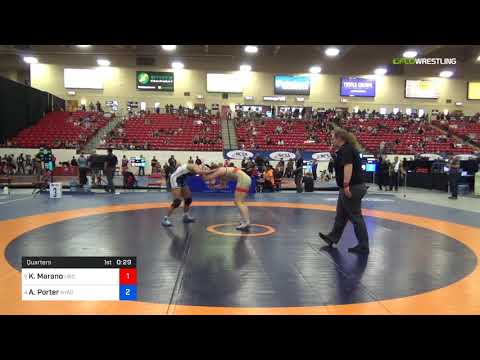 2018 Marine Corps US Open/Senior Women's Freestyle 65 Quarters - Kayla Marano (LWC) Vs. Alexis Por