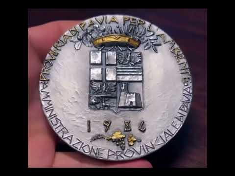 Angelo Grilli 1986. Medaglia Premio per l’Ambiente