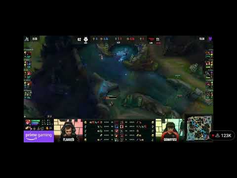 Faker breaks Caps' Ankle by flashjuke over the Wall! | MSI Semi-Finals 2022