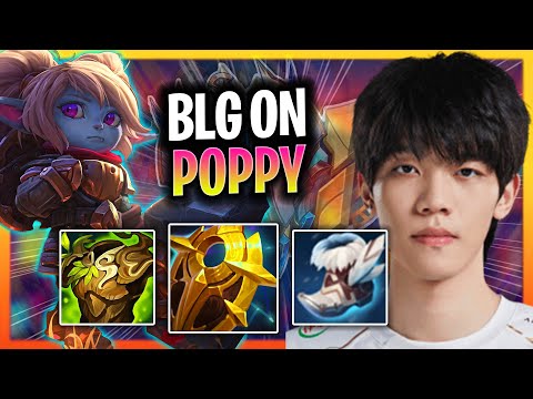 BLG ON TRIES SOME POPPY SUPPORT! | BLG On Plays Poppy Support vs Blitzcrank!  Season 2024
