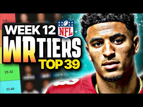 Week 12 Fantasy Football WR Rankings (Top 39)