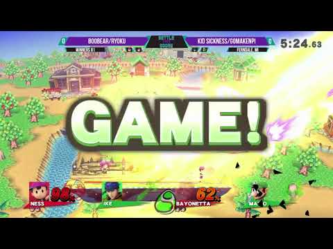 Settle the Score Vol. 2: BooBear/Ryoku (Ness/Bayo) vs Kid Sickness/Gomakenpi (Ike/Mario)