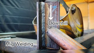 why no welders talk about this Simple DOWNHILL MIG-MAG Welding Technique