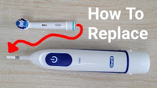 Oral-B Pro 100 Precision Clean Toothbrush – How To Replace Toothbrush Head