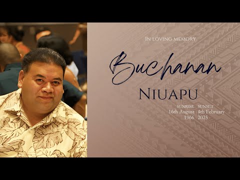 Buchanan Niuapu's Funeral