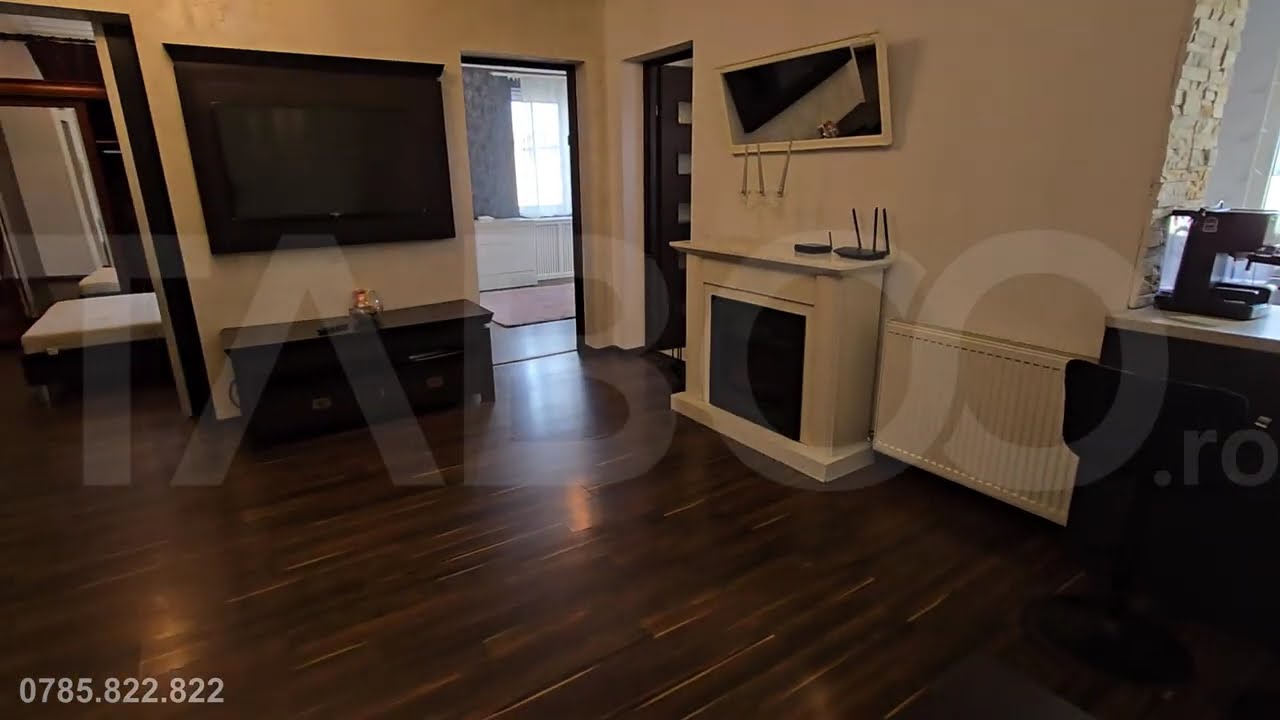 Apartament decomandat de vanzare cu 3 camere mobilat in Turnisor Sibiu - Video