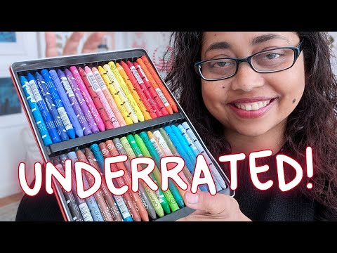 The most UNDERRATED art supplies? Caran D'Ache Neocolor I Review