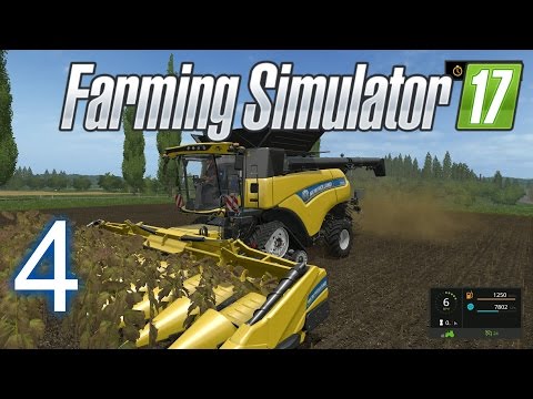 Farming Simulator 17--Let's Play--Sosnovka Map--E4--THE LARGEST COMBINE!!!