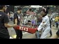 What a FIRST Robotics competition looks like