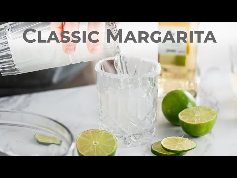 Classic Margarita with Fresh Lime Juice
