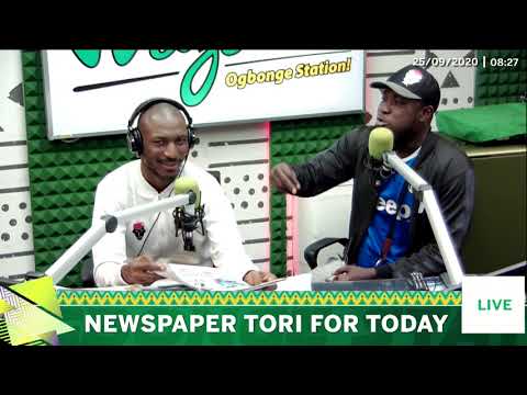 Newspaper Tori for today, 25/09/2020