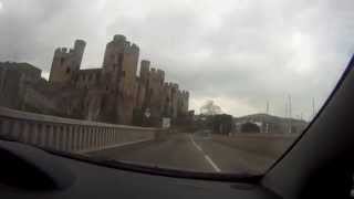 preview picture of video 'Drive through Conwy or Conway'