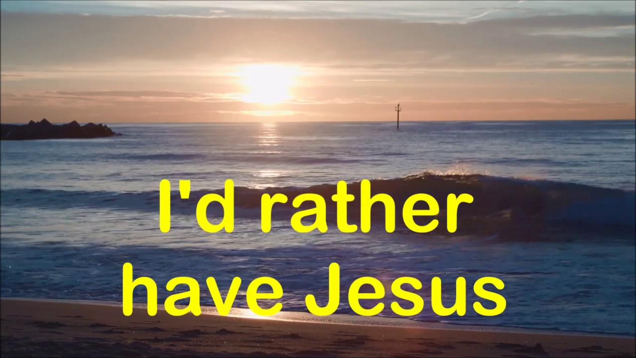 I'd rather have Jesus by Jim Reeves with Lyrics thumbnail