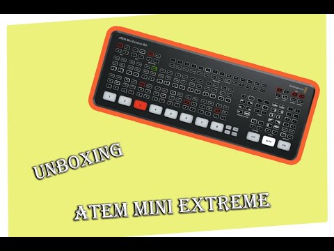 True PROFESSIONAL? ATEM Mini Extreme - UNBOXING video switcher/encoder