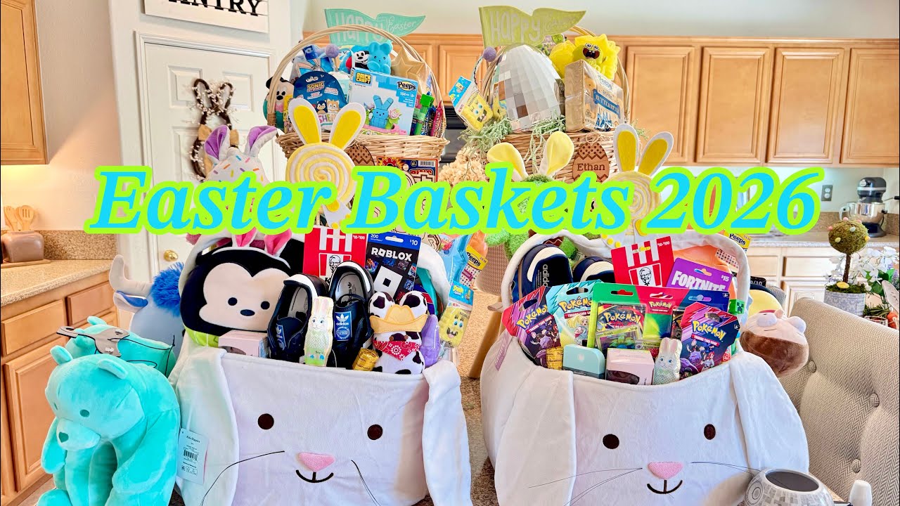 WHAT’S IN MY KIDS EASTER BASKETS 2026/ EASTER IDEAS #easter #haul