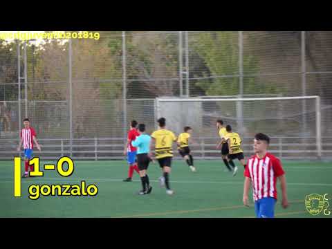 Jornada 8. Ciudad de Getafe jB 3 - At. Madrid C 2 1-0 Gonzalo