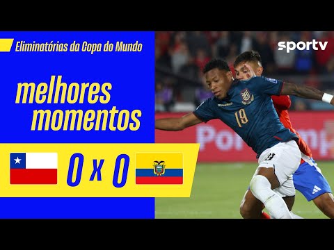 Gols e lances de Chile x Equador